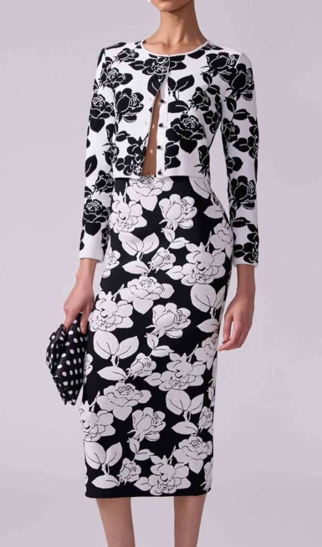 Emlyn Flower Bandage Two-Piece Set